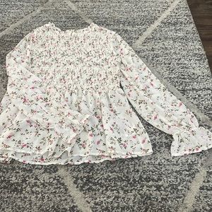Long Sleeve Floral Top